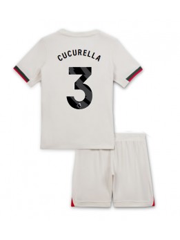 Detské Futbalové oblečenie Chelsea Marc Cucurella #3 2025-26 Krátky Rukáv - Preč (+ trenírky)